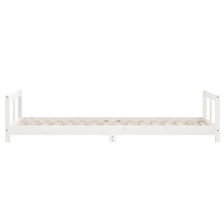 Estructura de cama para niños madera de pino blanco 90x200