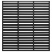 Panel de valla de WPC negro 180x180 cm