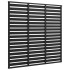 Panel de valla de WPC negro 180x180