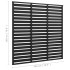 Panel de valla de WPC negro 180x180