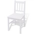 Conjunto de comedor 5 piezas madera de pino