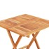 Mesa y sillas de jardín plegables 3 pzas madera maciza de