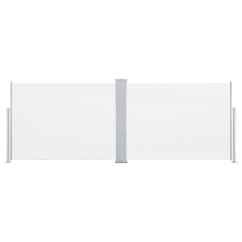 Toldo lateral retráctil color crema 100x1000