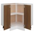 Armario cocina madera ingeniería roble marrón 75,5x75,5x81,5