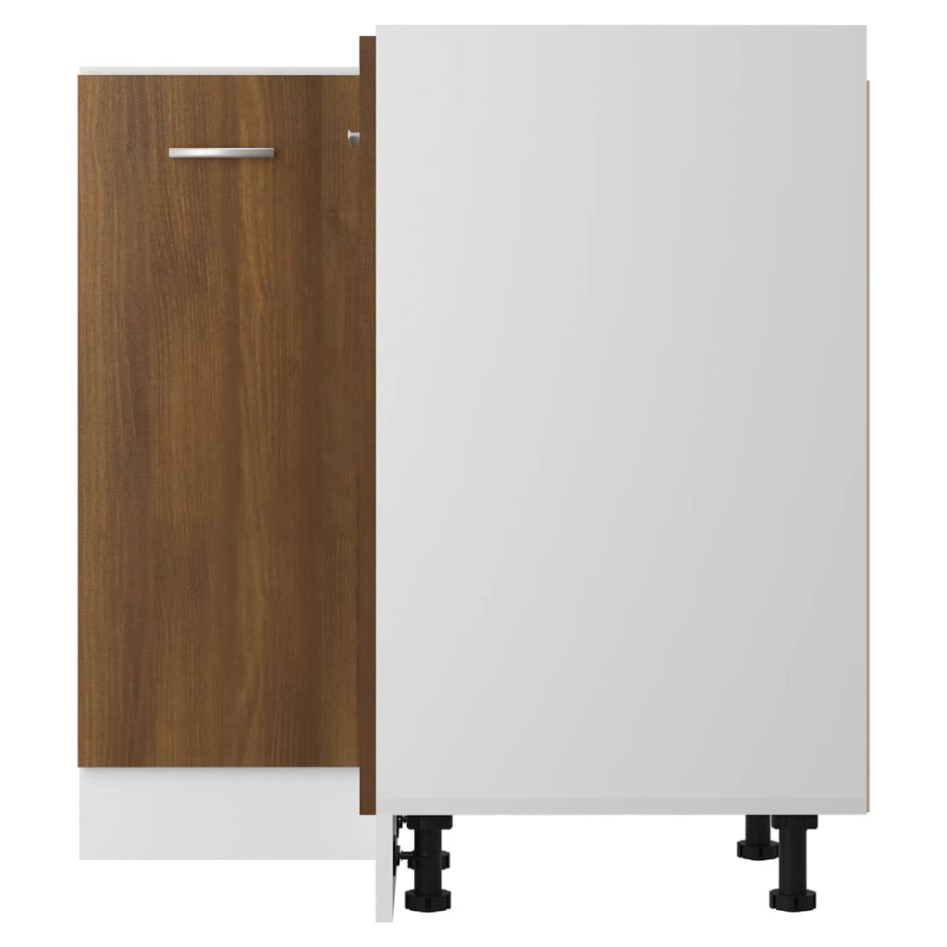 Armario cocina madera ingeniería roble marrón 75,5x75,5x81,5