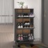 Zapatero HAMAR madera maciza pino gris oscuro 59,5x35x117