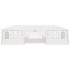 Carpa profesional para fiestas con paredes blanco 90 g/m² 4x9