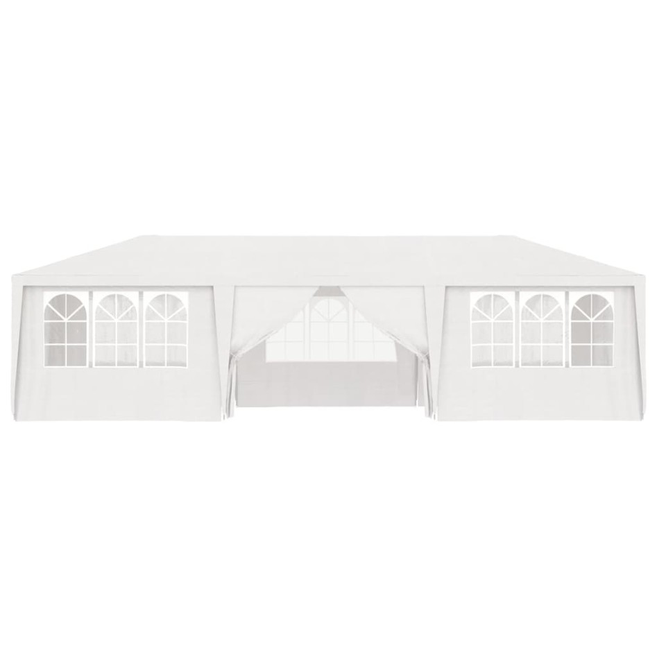 Carpa profesional para fiestas con paredes blanco 90 g/m² 4x9