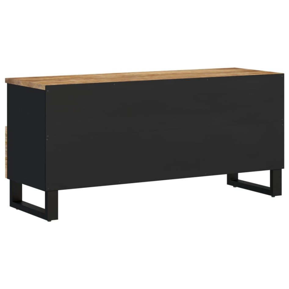Mueble de TV madera mango y madera de ingeniería 100x33x46
