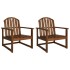 Sillones de jardín 2 uds madera acacia