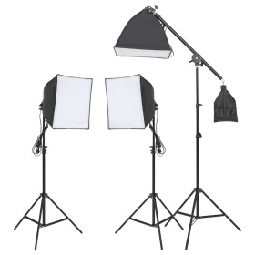 Kit de iluminación de estudio con trípode y