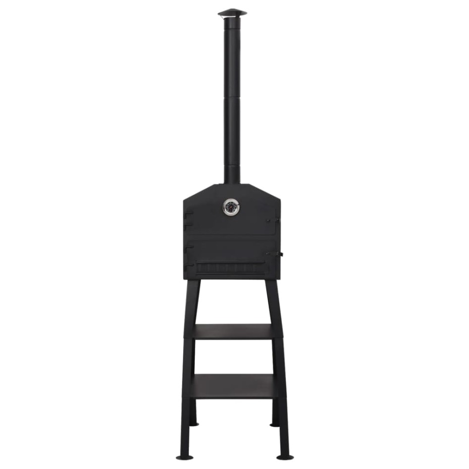 Horno de pizza exterior carbón 2 piedras de barro