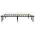 Estructura de cama de metal negro 180x200