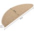 Alfombrilla autoadhesiva escalera sisal 15 uds arena 65x21x4