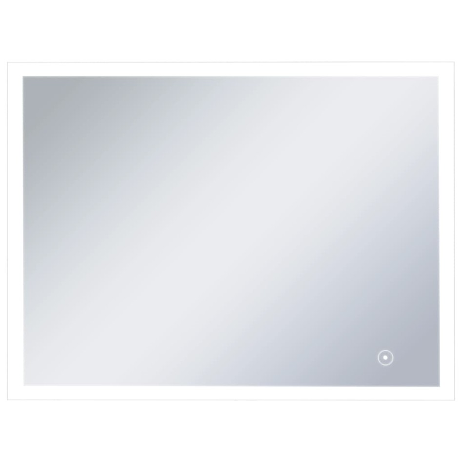 Espejo de pared de baño con LED y sensor táctil 80x60