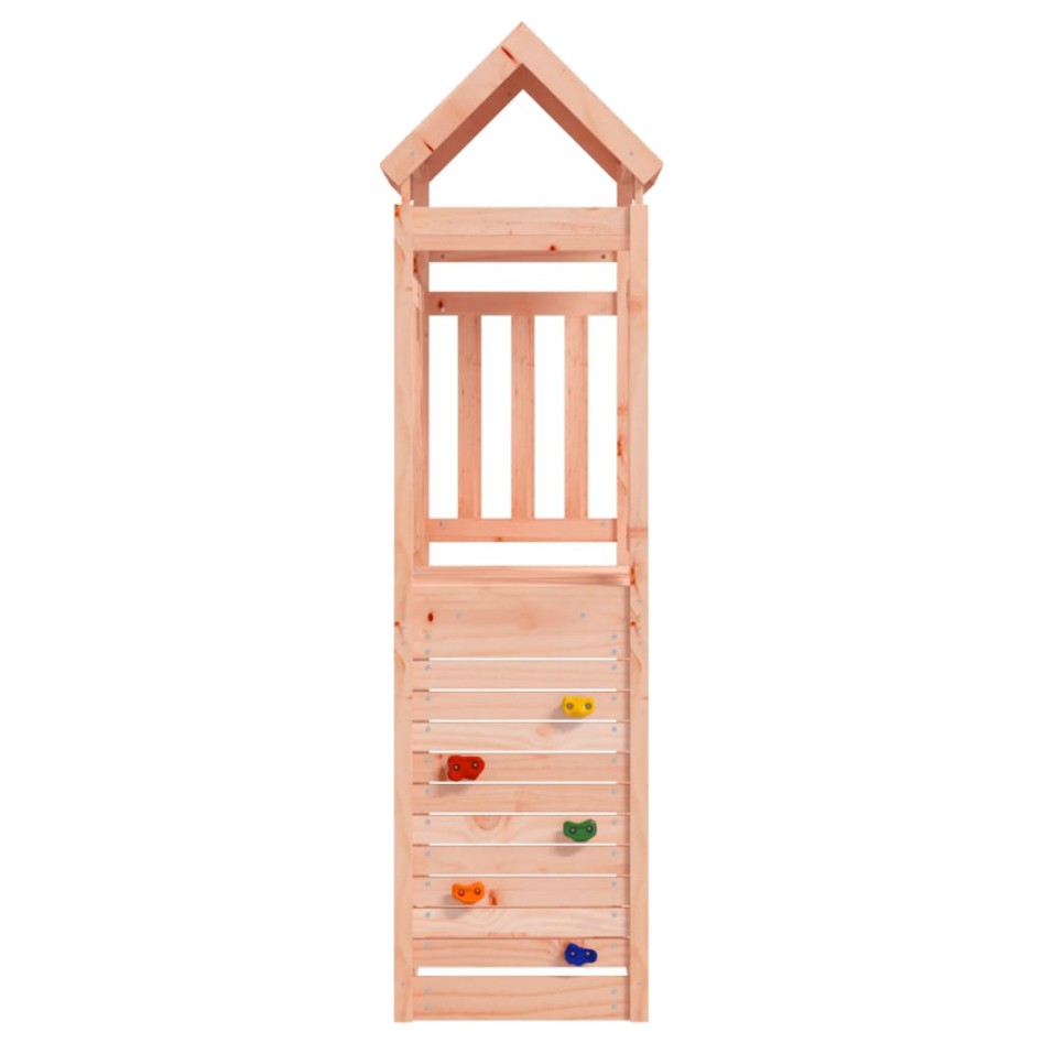 Casita infantil pared escalada madera Douglas 53x110,5x214