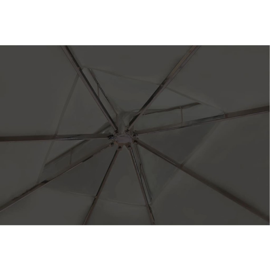 Cenador con tejado 3x3 m gris