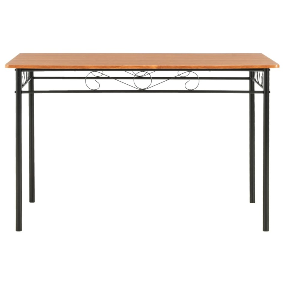 Conjunto de comedor 7 piezas MDF y acero