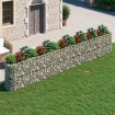 Arriate de gaviones de hierro galvanizado 610x50x100 cm