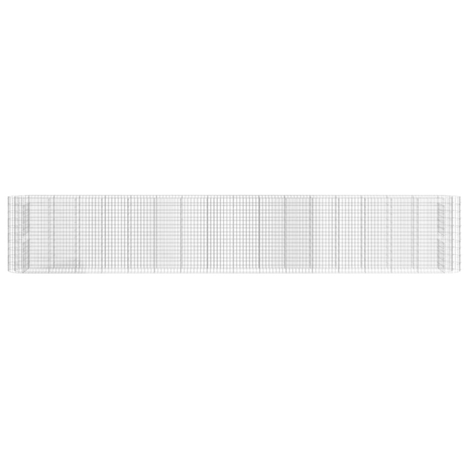 Arriate de gaviones de hierro galvanizado 610x50x100