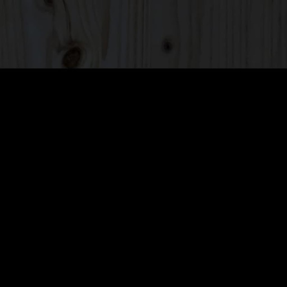 Sofá cama madera maciza de pino negro 90x190