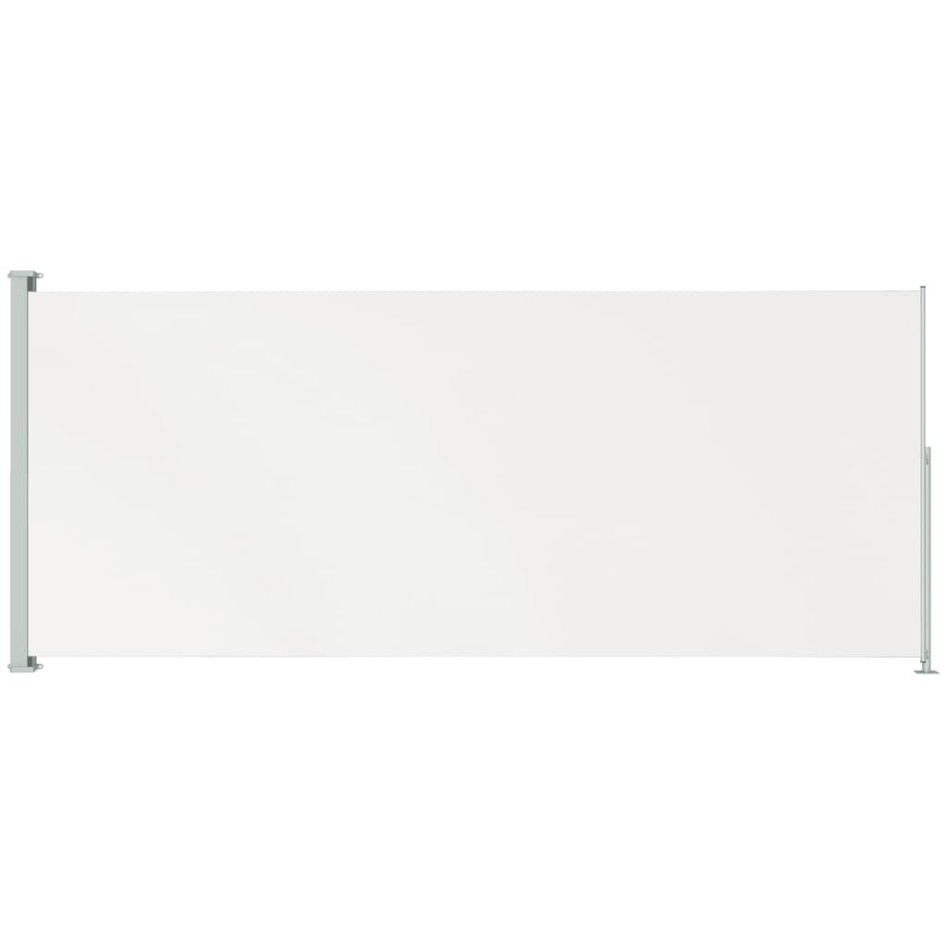 Toldo lateral retráctil de jardín crema 180x500