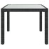 Juego de comedor exterior 3 pzas con cojines ratán