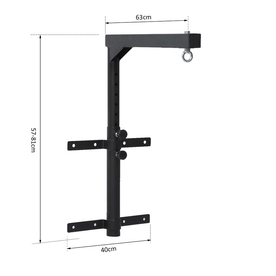 Soporte de techo para saco regulable
