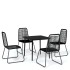 Juego de comedor de jardín 5 piezas