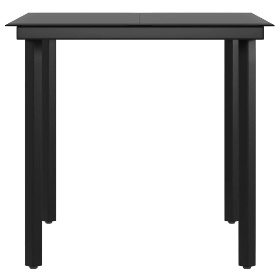 Juego de comedor de jardín 3 piezas con cojines