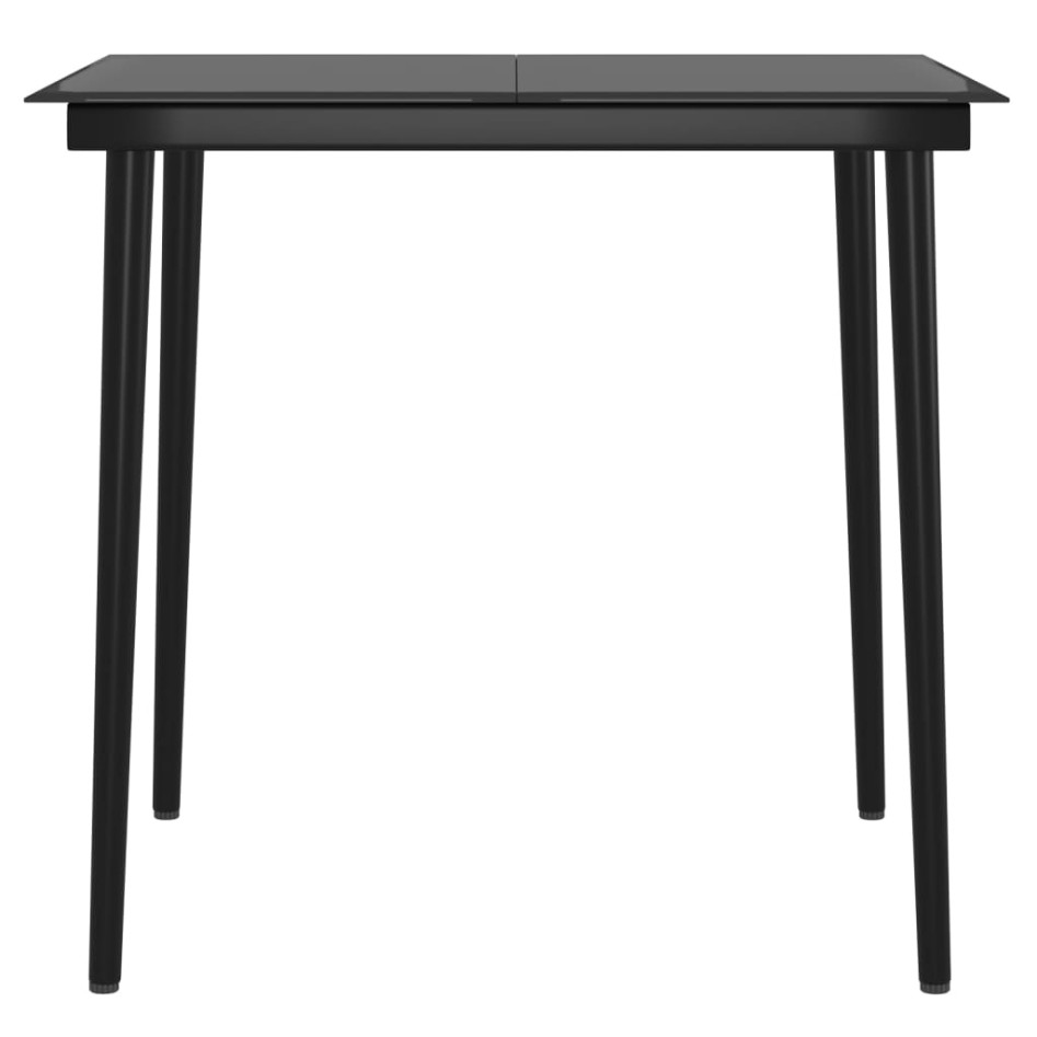 Juego de comedor de jardín 5 piezas con cojines