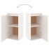 Muebles para TV 2 piezas madera maciza de pino
