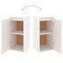 Muebles para TV 4 piezas madera maciza de pino
