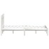 Estructura de cama de madera maciza de pino blanco 140x200