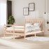 Estructura de cama madera maciza 120x200