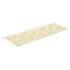 Banco Batavia cojín color crema madera maciza de teca 150