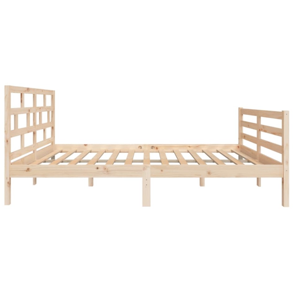 Estructura de cama madera maciza de pino 120x200