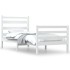 Estructura de cama madera maciza de pino blanco 100x200