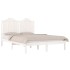 Estructura de cama madera maciza de pino blanca 150x200