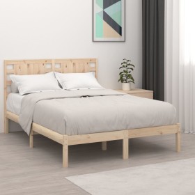 Estructura de cama madera maciza de pino 120x200
