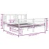 Estructura de cama madera maciza de pino 120x190