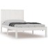 Estructura de cama madera maciza de pino blanco 100x200