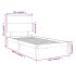 Estructura de cama madera maciza de pino blanca 100x200