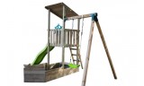 Parque Infantil TIBIDABO L con rampa de escalada y columpio individual
