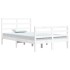 Estructura de cama madera maciza de pino blanco 120x200