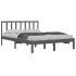 Estructura de cama madera maciza de pino gris 120x200