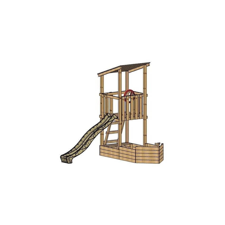 Parque Infantil Nautilus L columpio individual