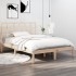Estructura de cama madera maciza 120x190