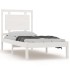 Estructura de cama madera maciza de pino blanca 100x200