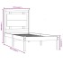 Estructura de cama madera maciza de pino blanca 100x200